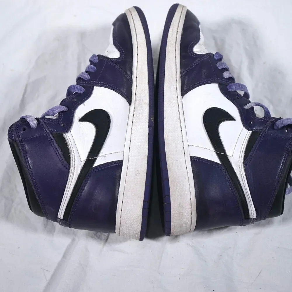 Nike Air Jordan 1 Retro High OG GS Court Purple 2.0 7Y 575441-500